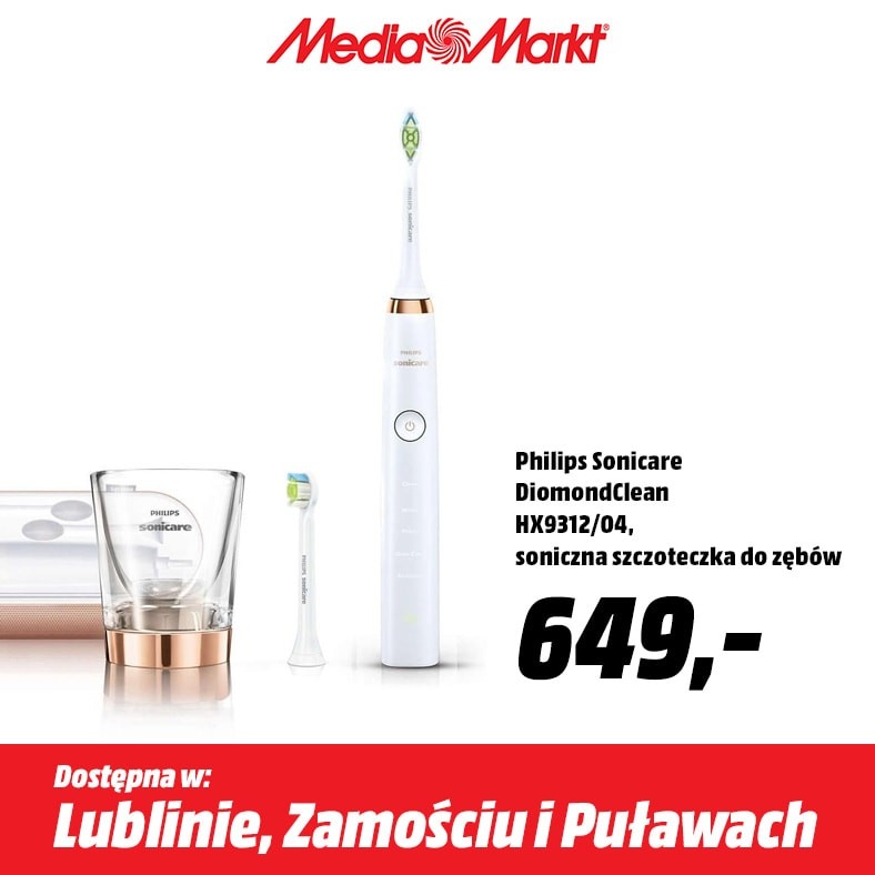 Philips Sonicare DiomondClean HX9312/04, soniczna szczoteczka do zębów