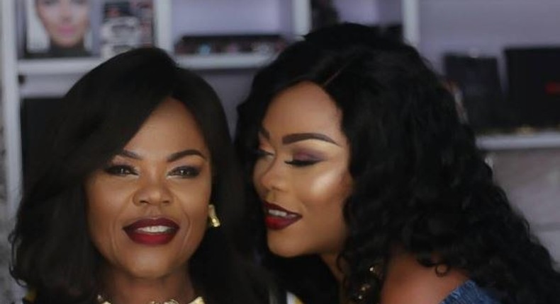 Daniella Okeke and mum