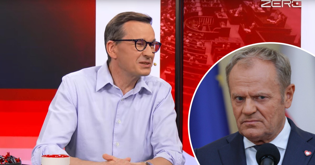 Morawiecki uderzył w Tuska nietypowym słowem. "Tak mówi młodzież"