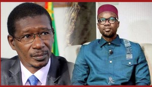 Mary Teuw Niane (à droite) et Ousmane Sonko