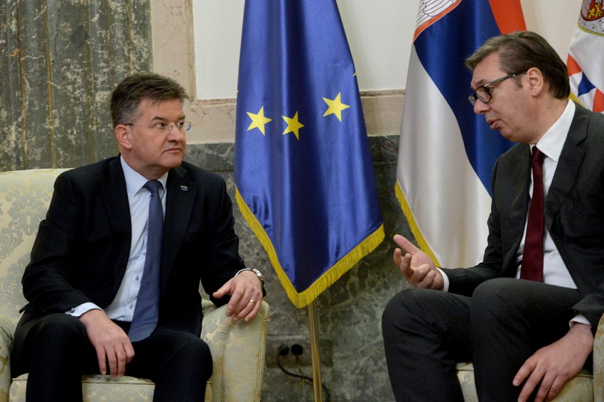 Miroslav Lajčak i Aleksandar Vučić