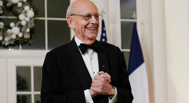 Retired Supreme Court Associate Justice Stephen Breyer.Susan Walsh/AP