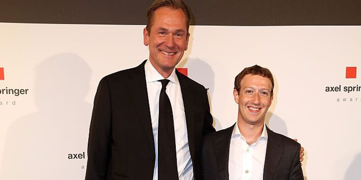 Mathias Dopfner i Mark Zuckerberg