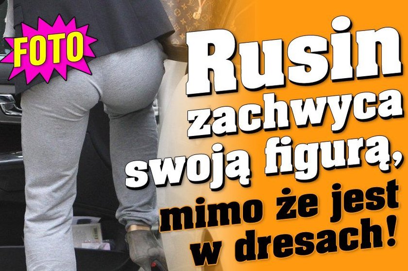 Rusin zachwyca swoją figurą, mimo że jest w dresach! FOTO