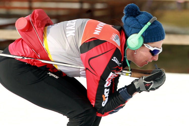 Justyna Kowalczyk podczas treningu we włoskim Val di Fiemme