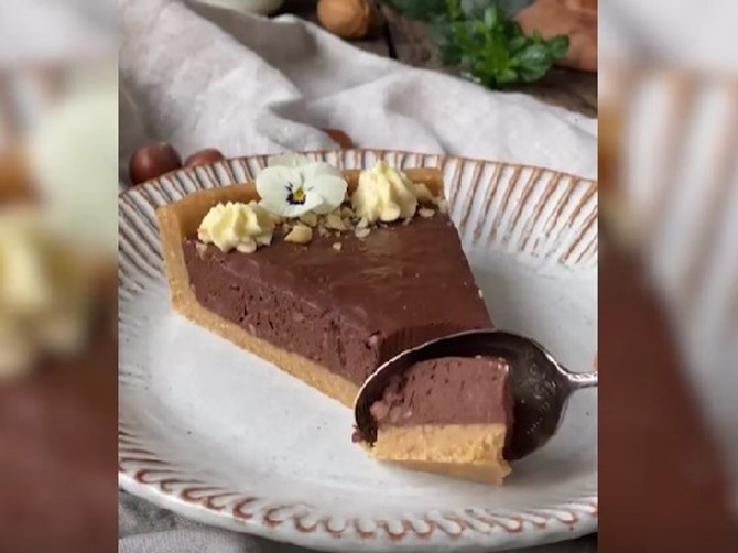 Čoko lešnik tart
