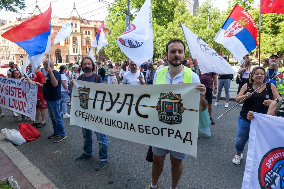 radnici studenti protest ministarstvo rada društveni front