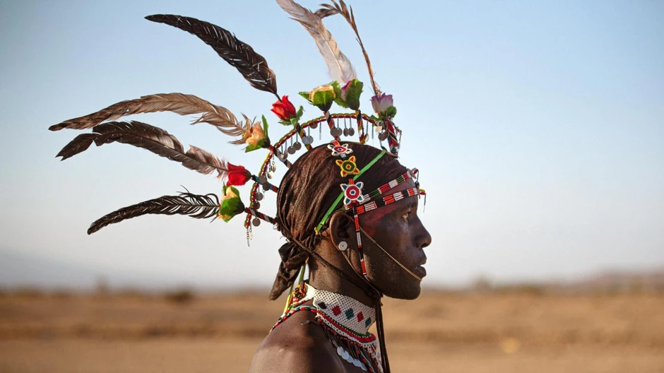 Jedna od karakteristika plemena Samburu je nakit od perli. Muškarac postaje ratnik posle obrezivanja, o čemu odlučuje starešina. | Foto: Biljana Jurukovski
