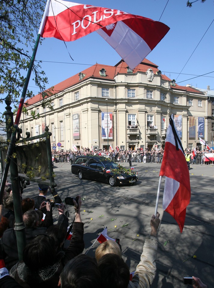 KRAKÓW KATASTROFA SAMOLOTU UROCZYSTOŚCI POGRZEBOWE