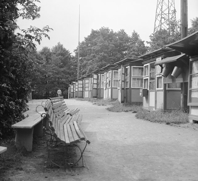 Rekreacja w Łagowie domki wczasowe w 1977 r.