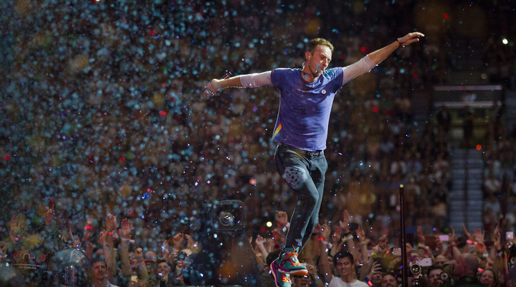 A Coldplay koncertjén kapcsolódtak ki a focisták /Fotó: AFP