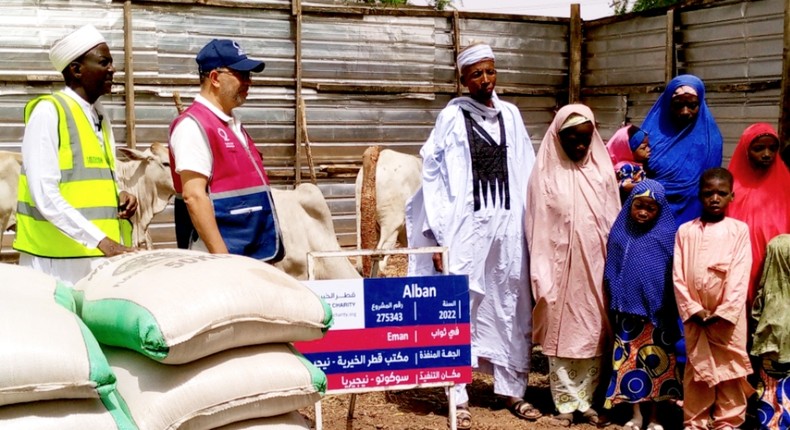 Qatar charity donates 40 cows to 8 needy families in Sokoto