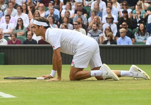 Detalj sa meča Federer-Gaske