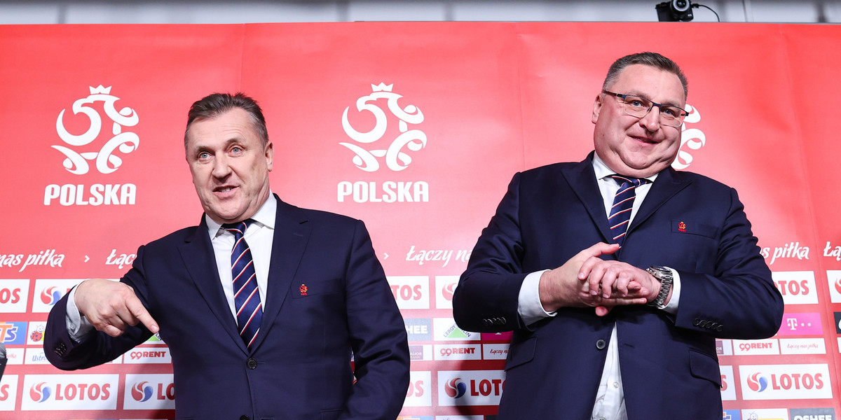 Pilka nozna. Reprezentacja Polski. Konferencja prasowa. 31.01.2022