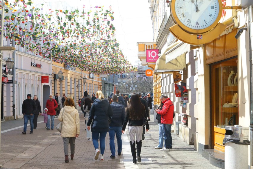 Cveće u Gospodskoj ulici u Banjaluci