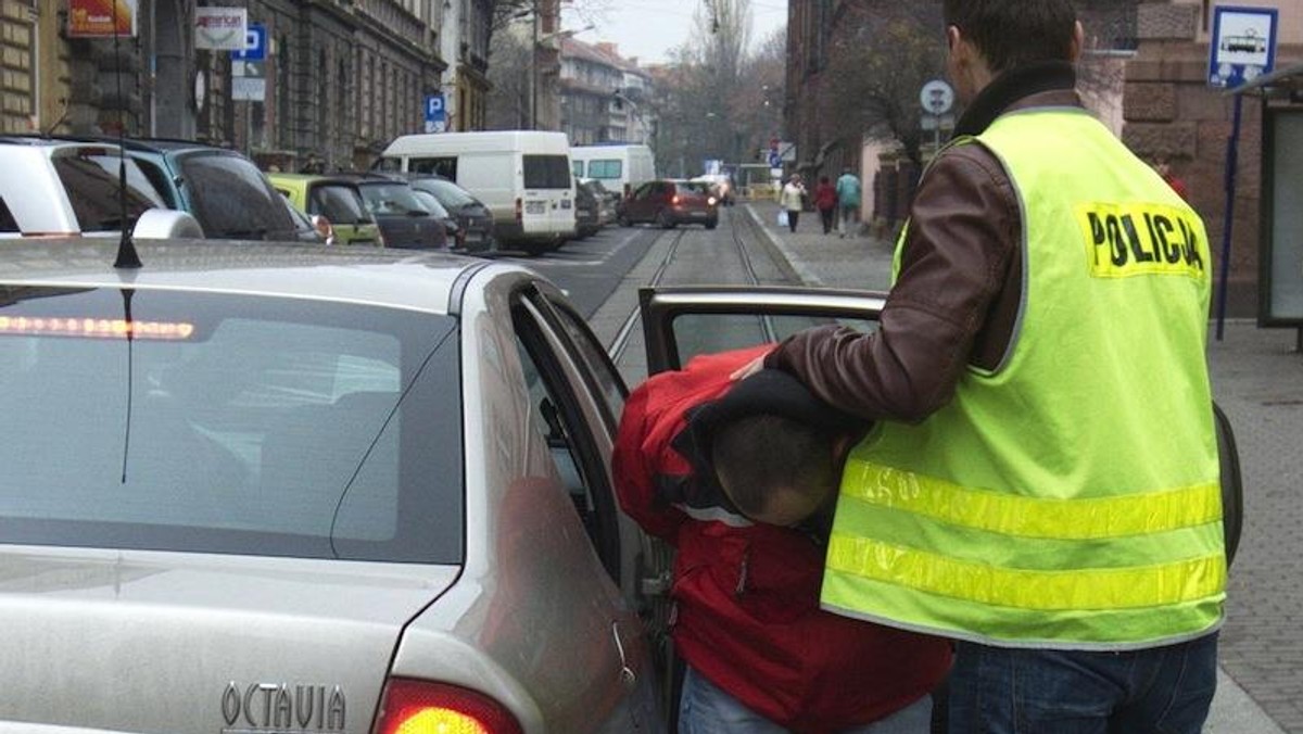 Policja zatrzymanie sprawcy