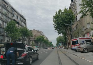 Biciklista Džajić udes Dorćol