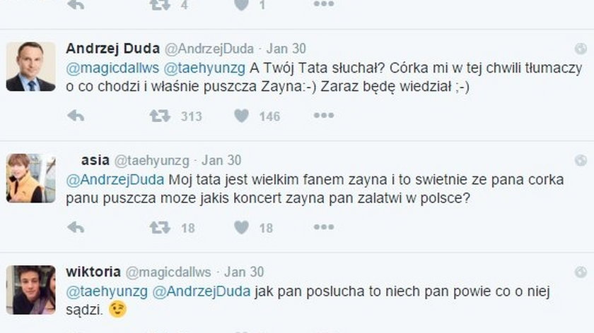 Andrzej Duda odpowiadał młodym internautom na wszystkie pytania