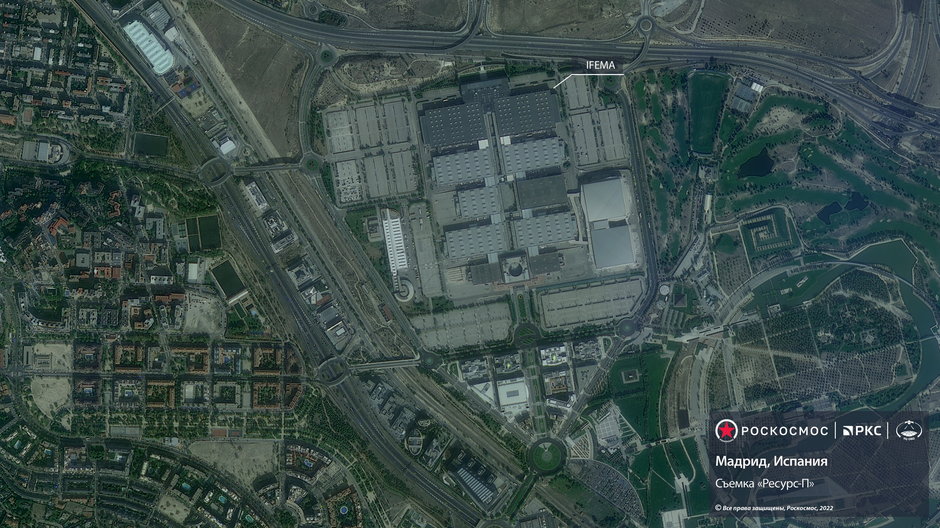 Jedno ze zdjęć satelitarnych przedstawionych przez Roskosmos