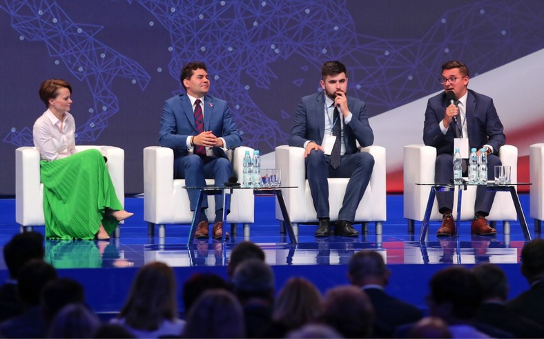 Jadwiga Emilewicz, Lucjusz Nadbereżny, Jakub Banaszek, Marcin Krupa