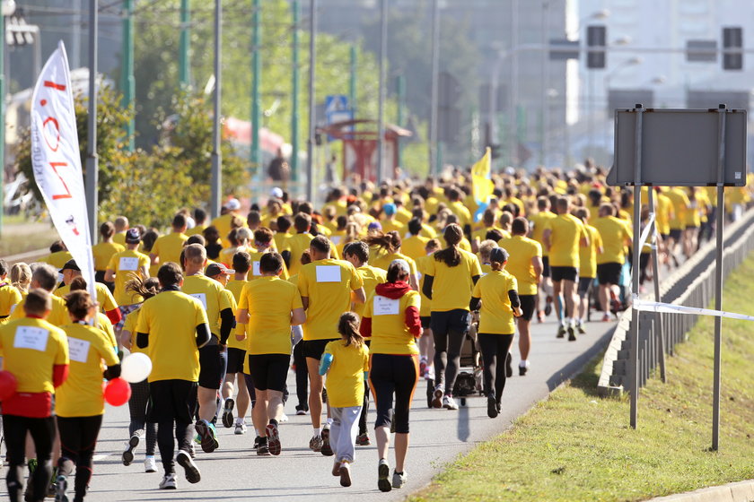 Katowice. Start Silesia Marathonu 