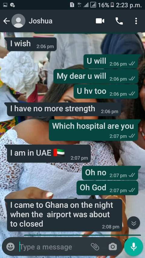 “This might be my last conversation; I can’t survive this” – Handsome Ghanaian with COVID-19