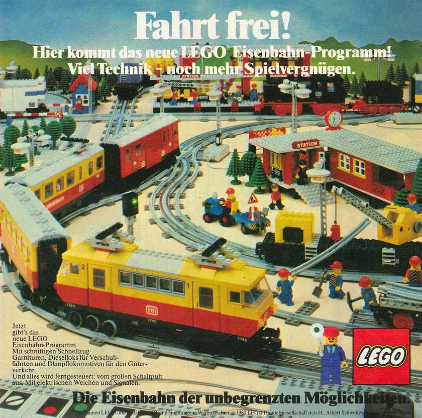 Stare reklamy Lego