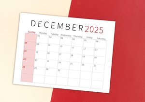 Kalendar decembar 