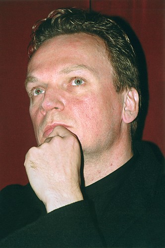 Grzegorz Ciechowski na pokazie 'Wiedźmina (2001)