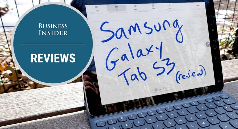 The Samsung Galaxy Tab S3.