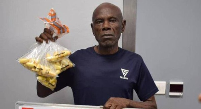 NDLEA arrests 67-year-old for ingesting cocaine to fund new marriage. [Facebook:NDLEA]