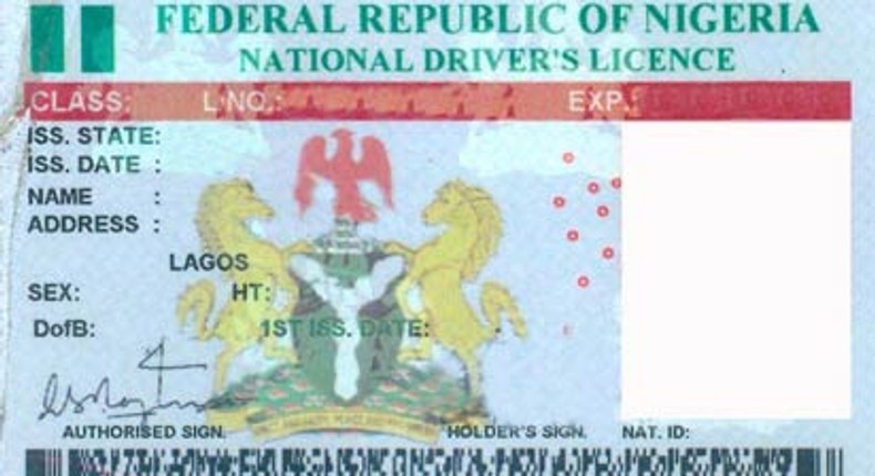 Nigerian driver's licence