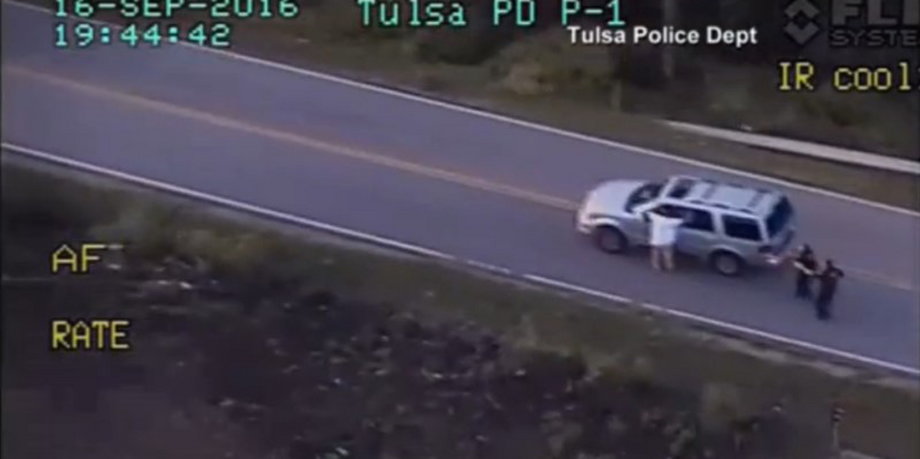 Tulsa Police Department video of Terence Crutcher.