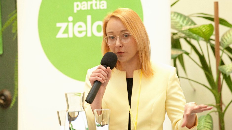 Liderka Zielonych i posłanka KO Małgorzata Tracz