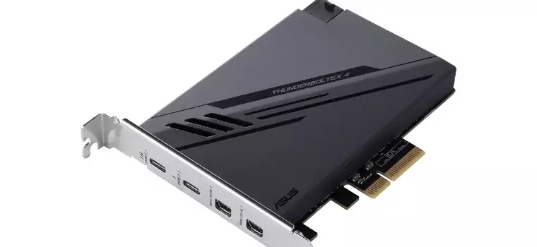 Asus ThunderboltEX 4 oficjalnie. Karta rozszerzeń z gniazdami Thunderbolt 4