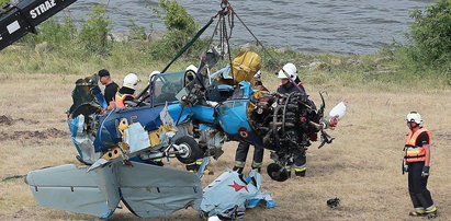 Wypadek na pikniku lotniczym w Płocku. Z Wisły wyłowiono ciało pilota. ZDJĘCIA