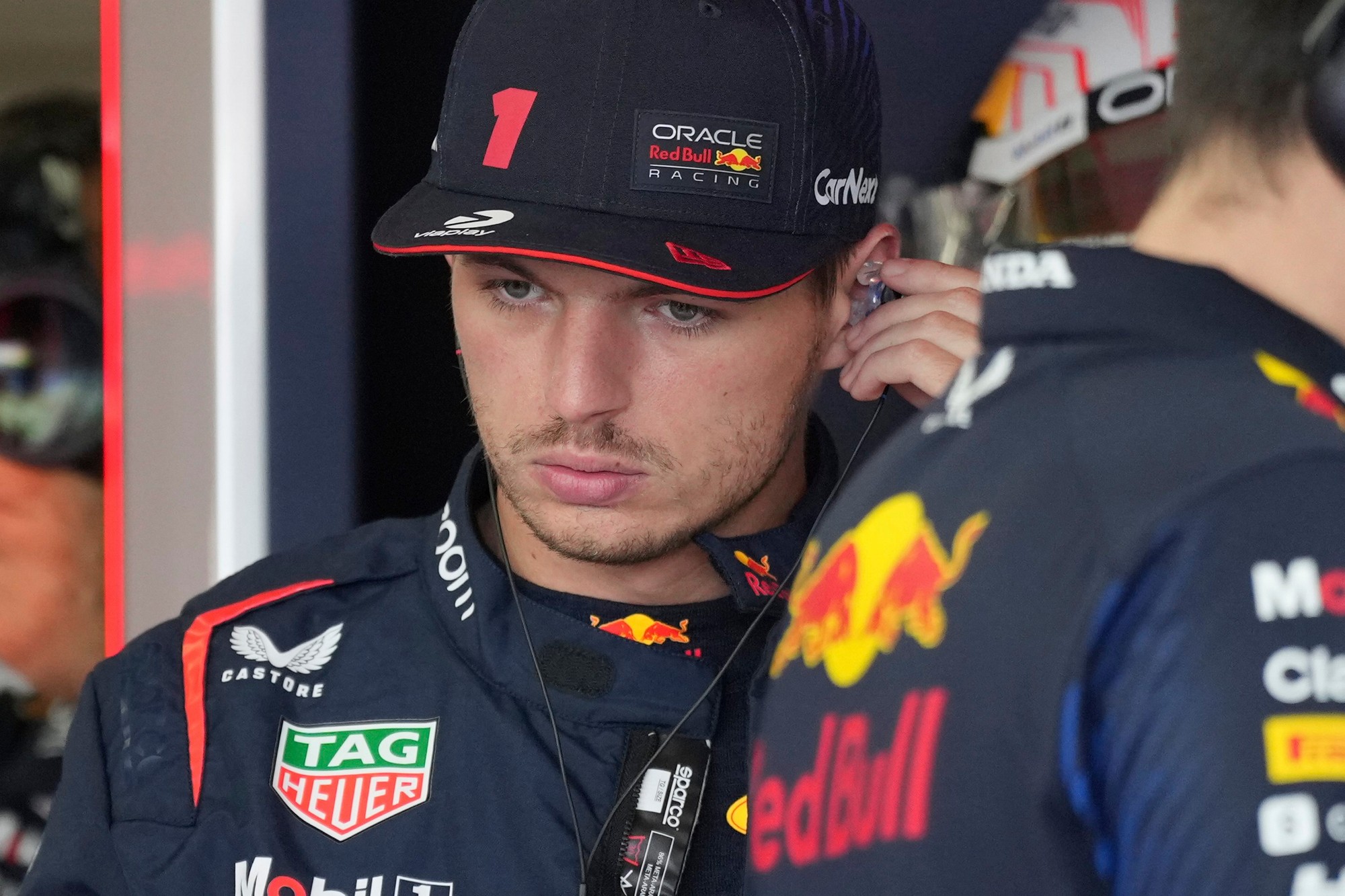 Holandský jazdec Max Verstappen (Red Bull).