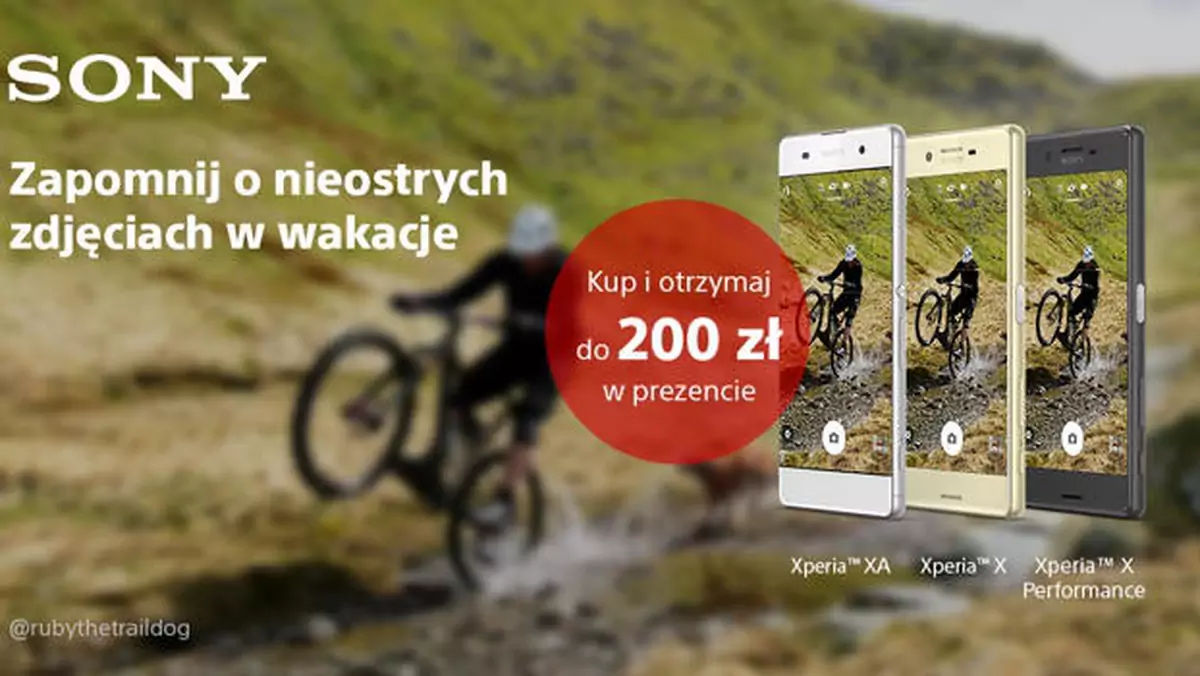 Kup Sony Xperię X i odzyskaj do 200 złotych