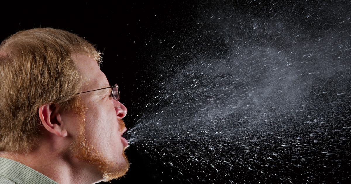 This animation shows how far your sneeze can actually travel Pulse