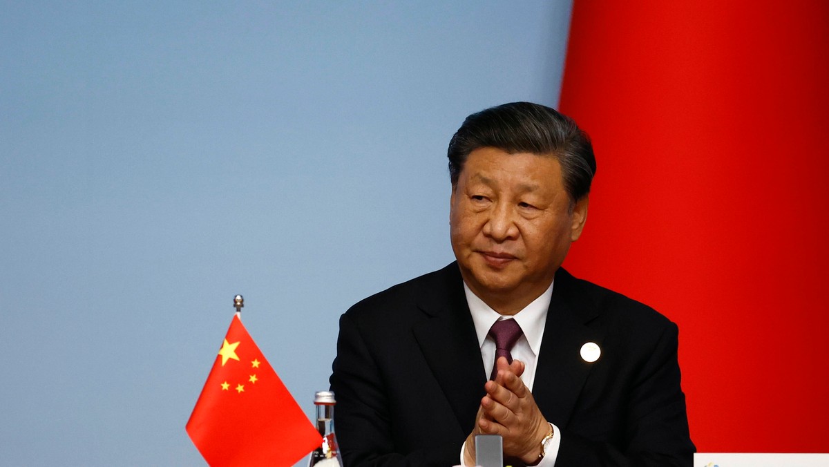 Prezydent Chin Xi Jinping podczas szczytu Chiny-Azja Środkowa w Xian, 19 maja 2023.