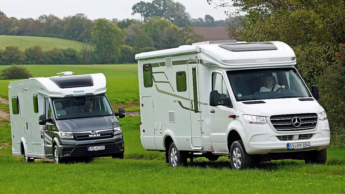 Dwa kampery 4x4: Hymer i Knaus