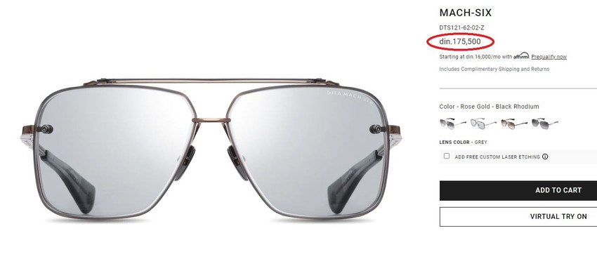 DITA MACH-SIX naočare