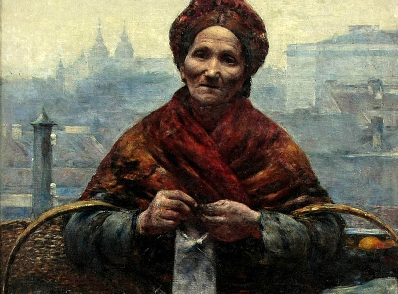 Aleksander Gierymski, "Żydówka z pomarańczami"