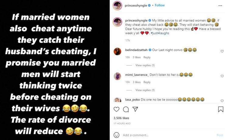 If Your Husband Cheats On You Cheat Back - Princess Shyngle