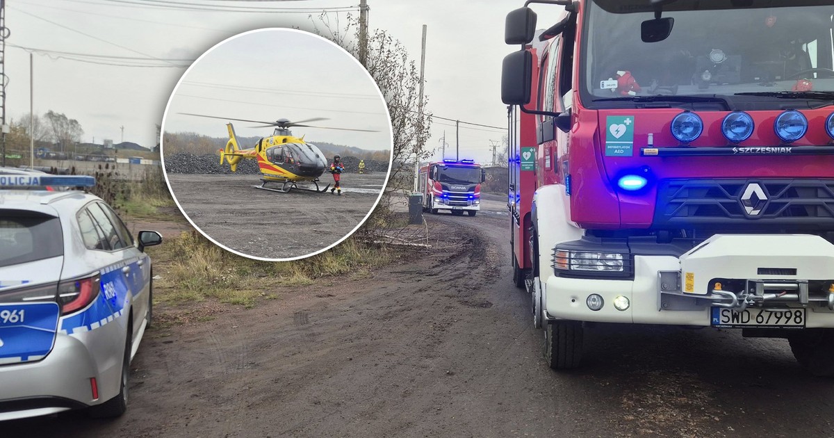 Alarm w Radlinie. To stało się na terenie hałdy. Wielka akcja służb. Każą zamykać okna