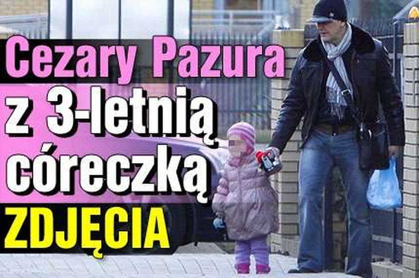 Cezary Pazura z 3-letnią córeczką. ZDJĘCIA 