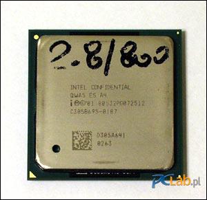 Pentium 4 2,8C - wersja inżynieryjna ("Intel Confidential")