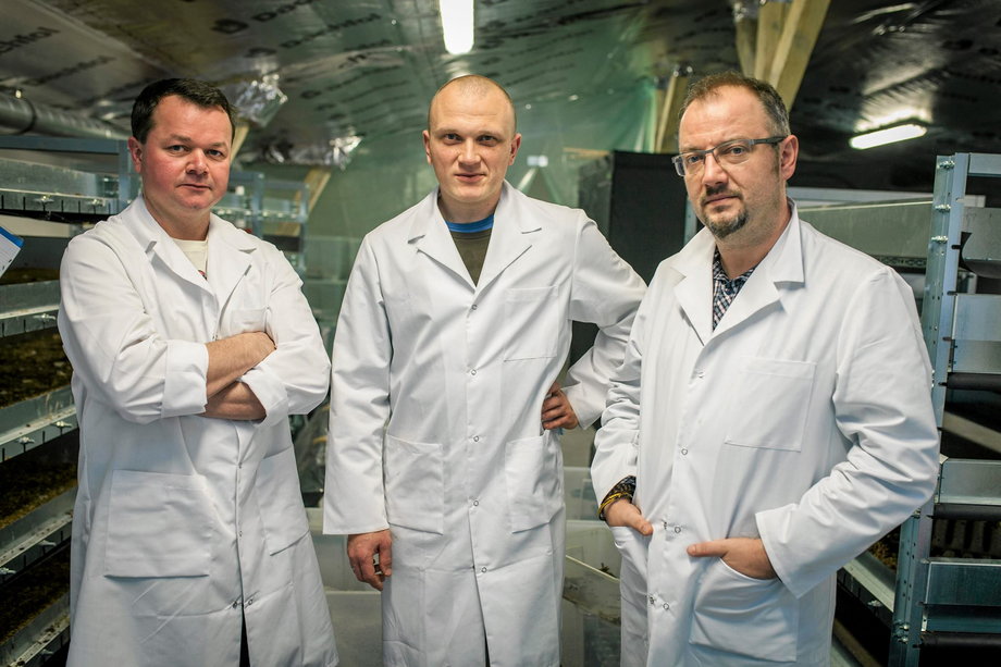 Zespół HiProMine: prof. Jan Mazurkiewicz, dr Jakub Urbański i prof. Damian Józefiak (od lewej)