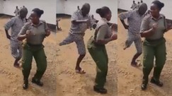 Female prison warden's dance with physically challenged prisoner sparks reactions (video)