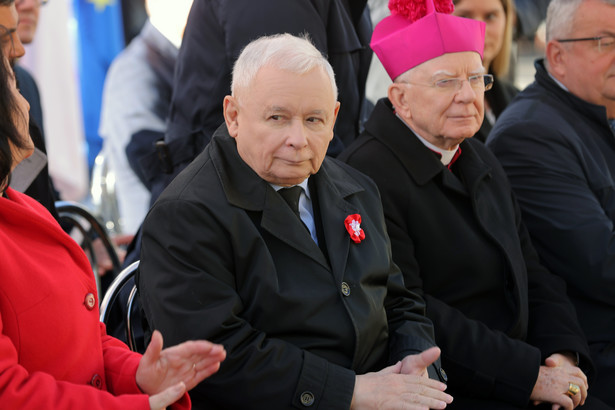 Jarosław Kaczyński i abp Marek Jędraszewski